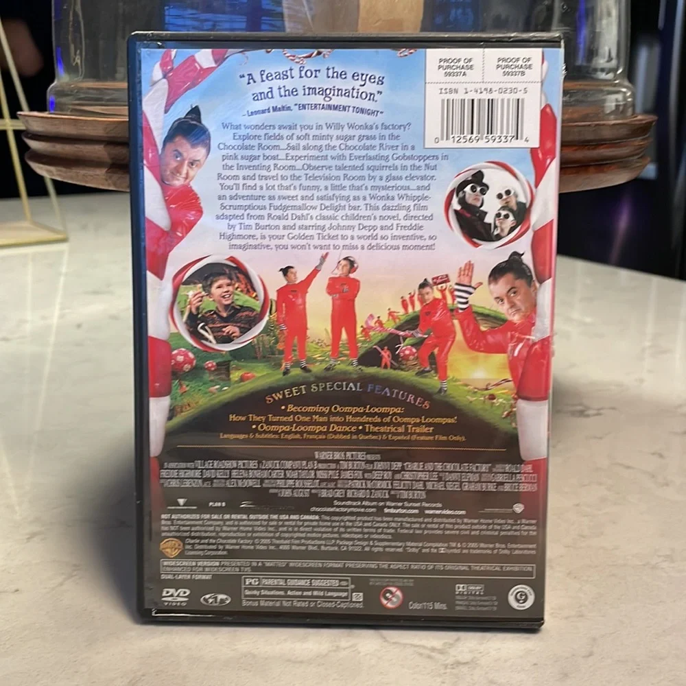 Charlie and the Chocolate Factory DVD. Widescreen Edition